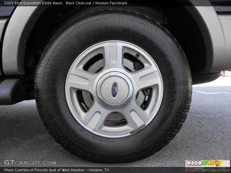 Black Clearcoat / Medium Parchment 2003 Ford Expedition Eddie Bauer