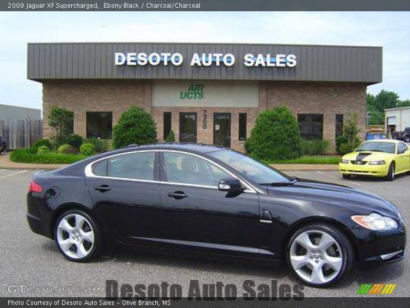 Ebony Black / Charcoal/Charcoal 2009 Jaguar XF Supercharged