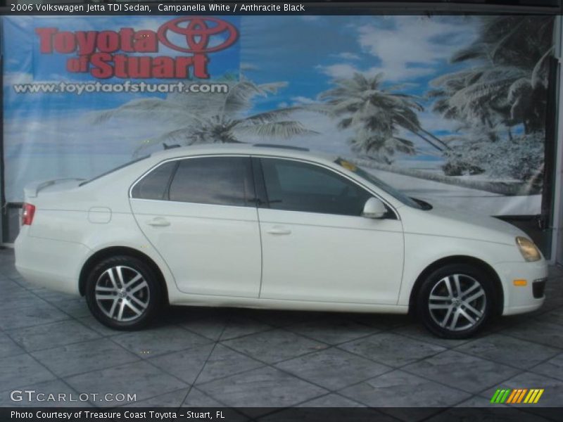 Campanella White / Anthracite Black 2006 Volkswagen Jetta TDI Sedan