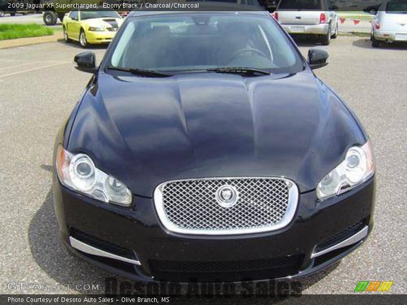 Ebony Black / Charcoal/Charcoal 2009 Jaguar XF Supercharged
