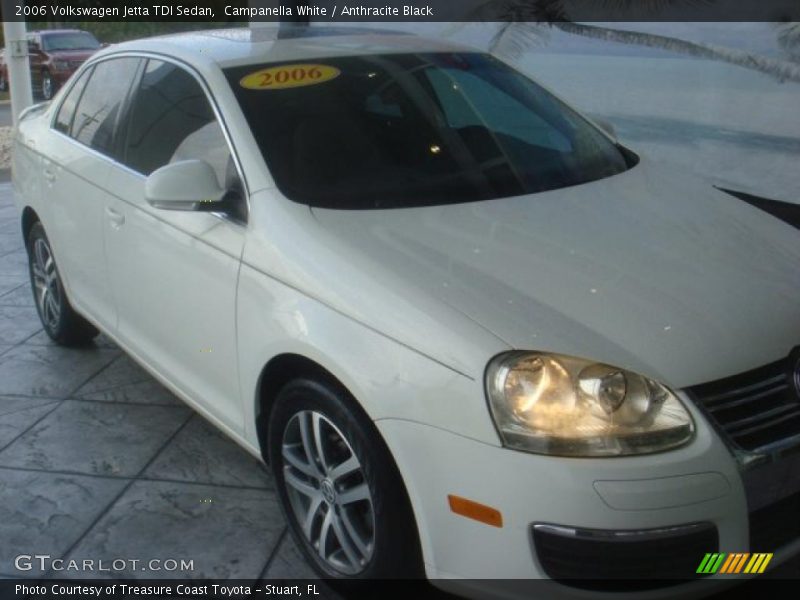 Campanella White / Anthracite Black 2006 Volkswagen Jetta TDI Sedan