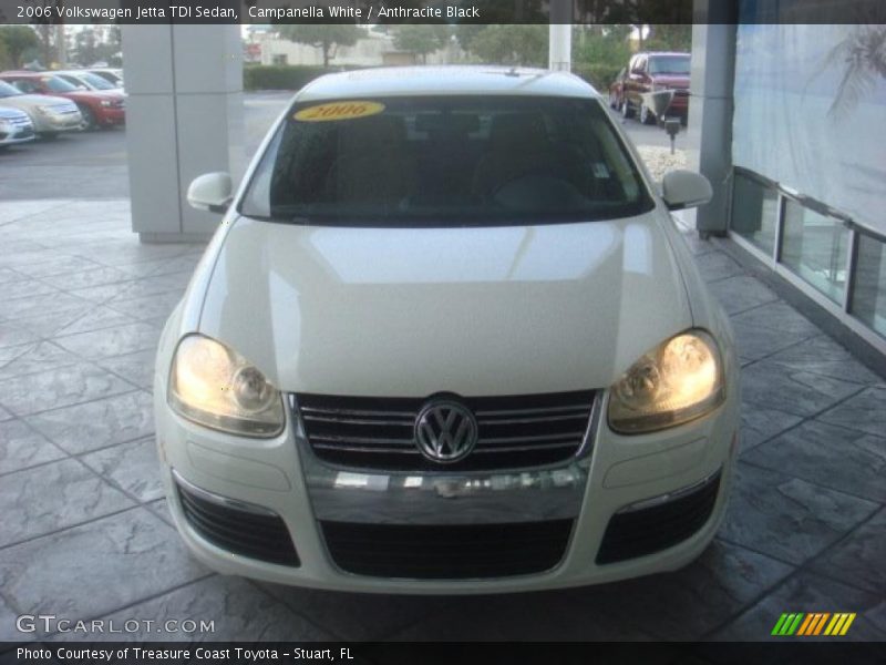 Campanella White / Anthracite Black 2006 Volkswagen Jetta TDI Sedan