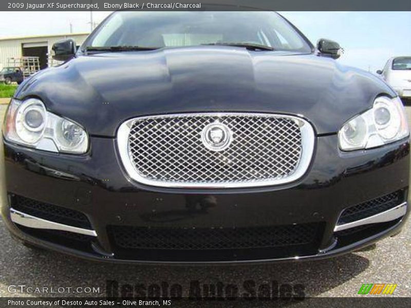 Ebony Black / Charcoal/Charcoal 2009 Jaguar XF Supercharged