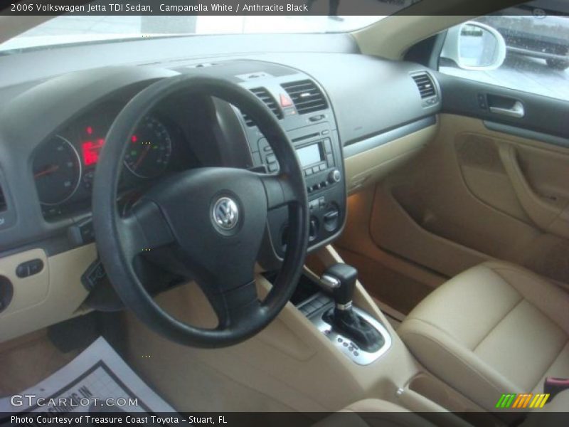 Campanella White / Anthracite Black 2006 Volkswagen Jetta TDI Sedan