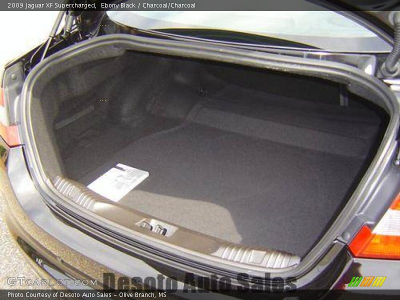 Ebony Black / Charcoal/Charcoal 2009 Jaguar XF Supercharged