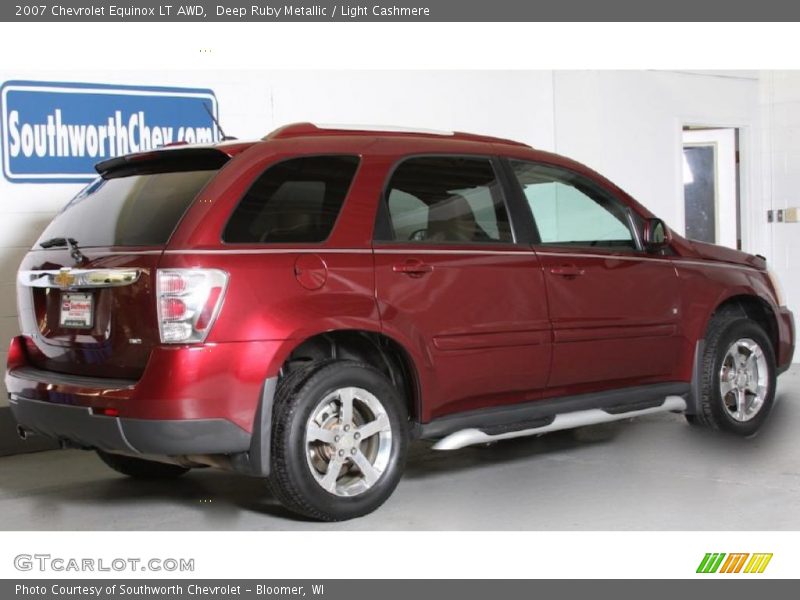Deep Ruby Metallic / Light Cashmere 2007 Chevrolet Equinox LT AWD