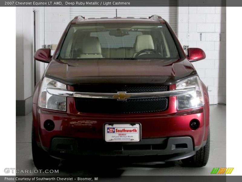 Deep Ruby Metallic / Light Cashmere 2007 Chevrolet Equinox LT AWD