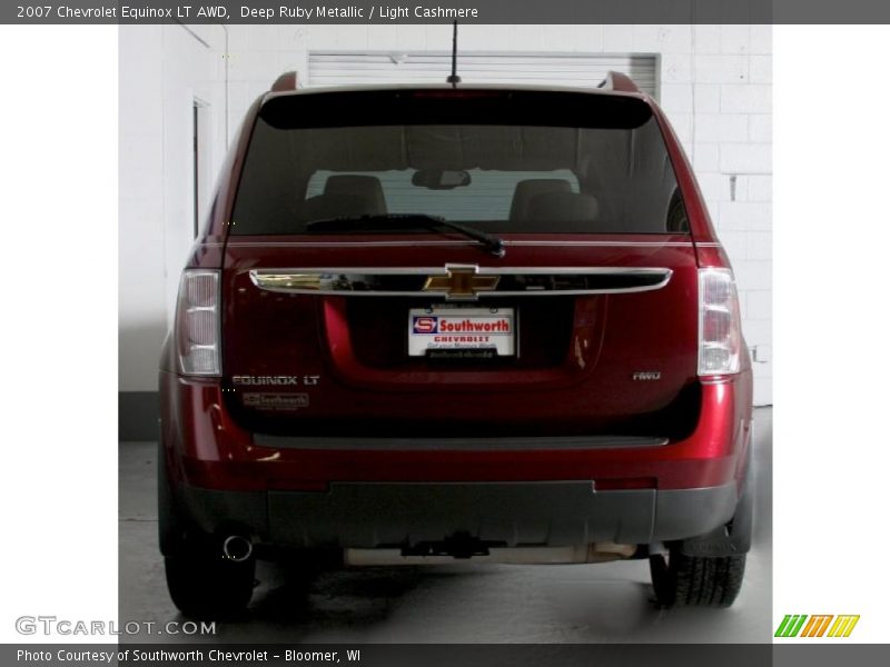 Deep Ruby Metallic / Light Cashmere 2007 Chevrolet Equinox LT AWD