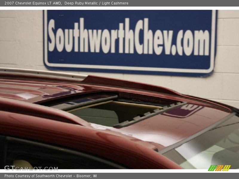 Deep Ruby Metallic / Light Cashmere 2007 Chevrolet Equinox LT AWD
