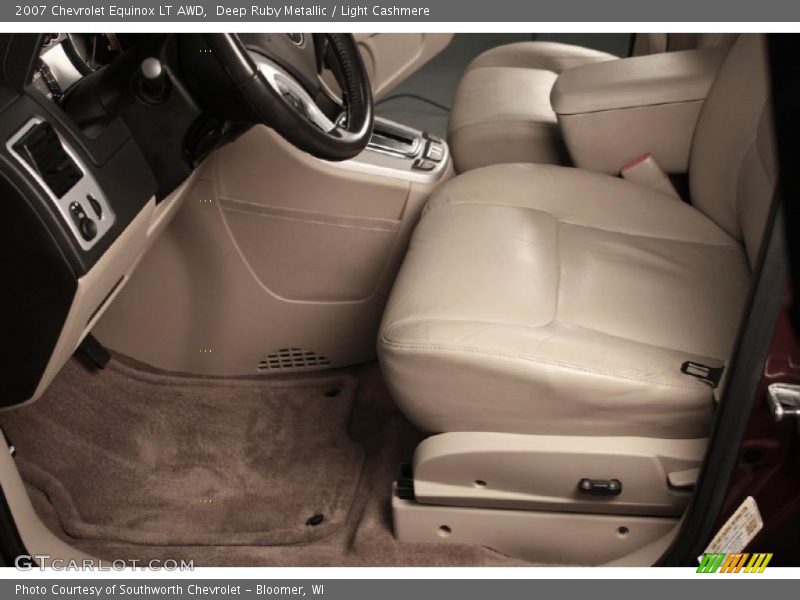Deep Ruby Metallic / Light Cashmere 2007 Chevrolet Equinox LT AWD