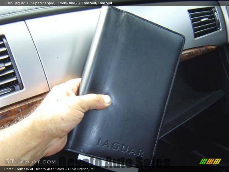 Ebony Black / Charcoal/Charcoal 2009 Jaguar XF Supercharged