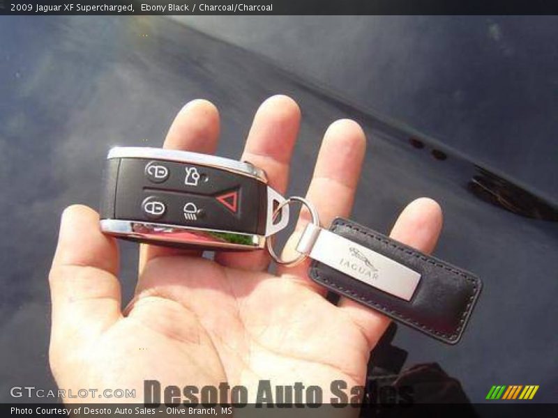 Ebony Black / Charcoal/Charcoal 2009 Jaguar XF Supercharged