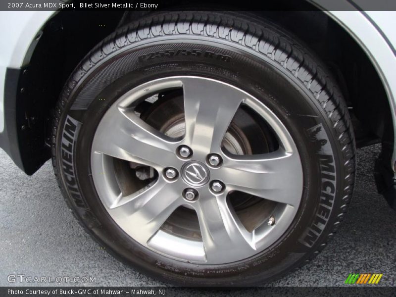 Billet Silver Metallic / Ebony 2007 Acura MDX Sport