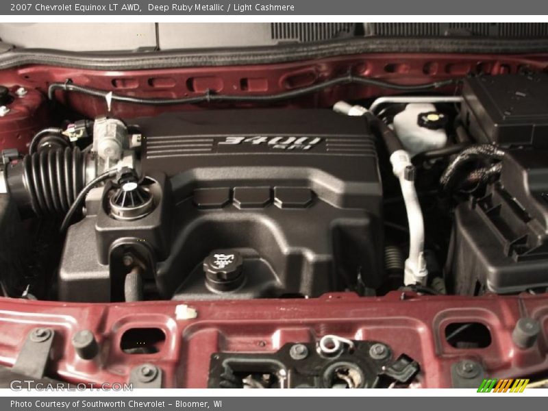 Deep Ruby Metallic / Light Cashmere 2007 Chevrolet Equinox LT AWD