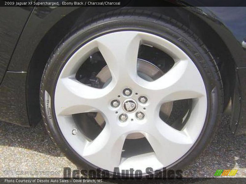 Ebony Black / Charcoal/Charcoal 2009 Jaguar XF Supercharged