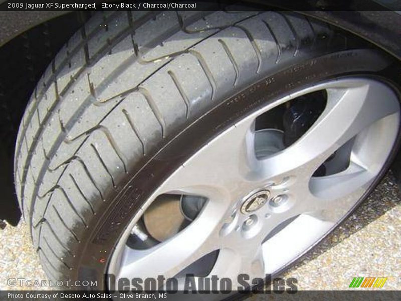 Ebony Black / Charcoal/Charcoal 2009 Jaguar XF Supercharged