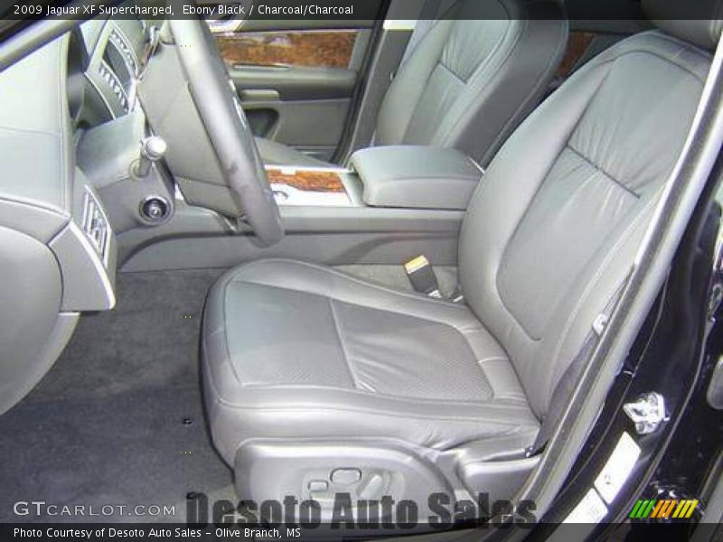 Ebony Black / Charcoal/Charcoal 2009 Jaguar XF Supercharged