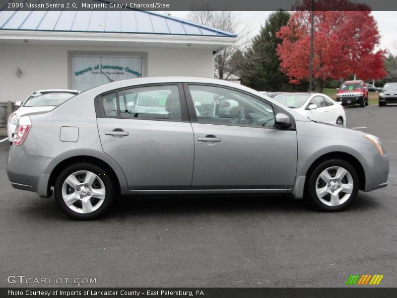 Magnetic Gray / Charcoal/Steel 2008 Nissan Sentra 2.0