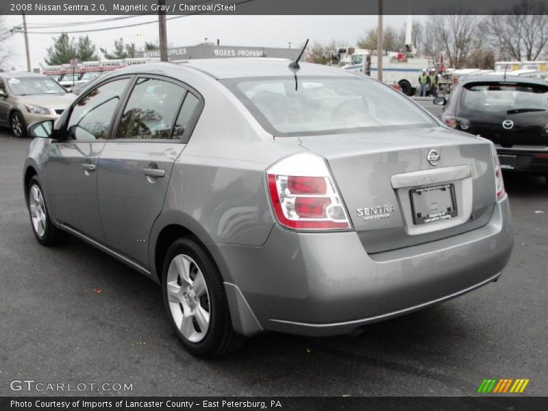 Magnetic Gray / Charcoal/Steel 2008 Nissan Sentra 2.0