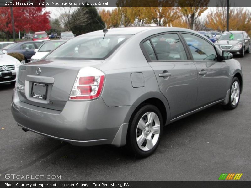 Magnetic Gray / Charcoal/Steel 2008 Nissan Sentra 2.0