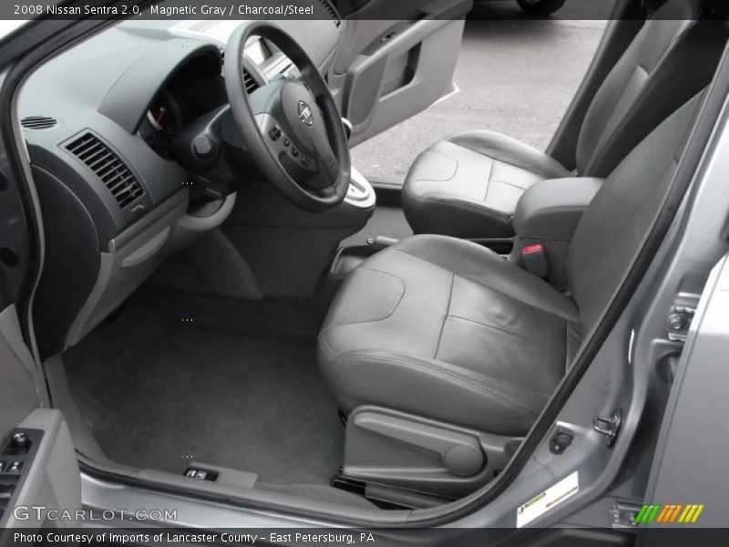 Magnetic Gray / Charcoal/Steel 2008 Nissan Sentra 2.0