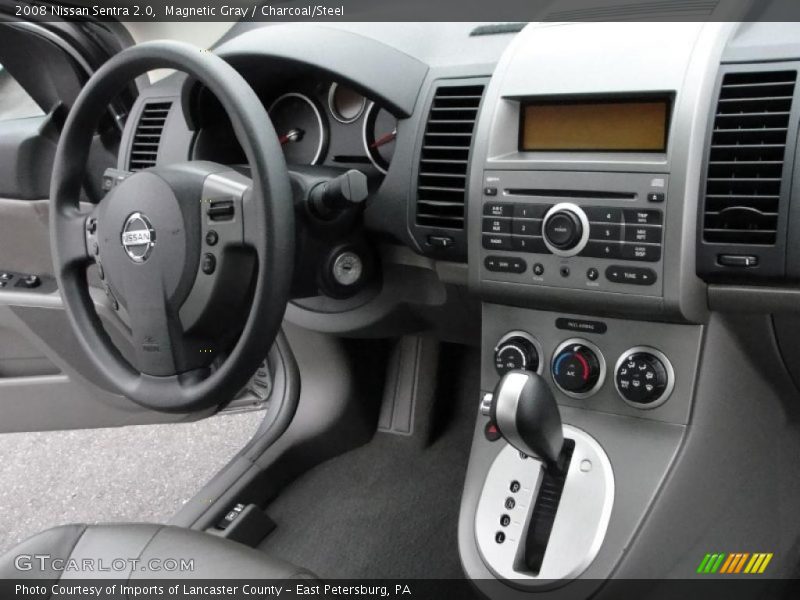 Magnetic Gray / Charcoal/Steel 2008 Nissan Sentra 2.0