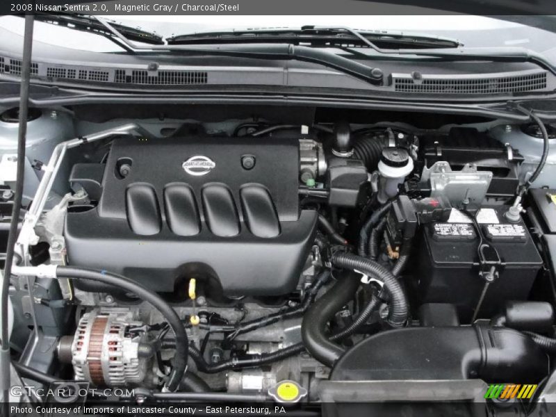 Magnetic Gray / Charcoal/Steel 2008 Nissan Sentra 2.0