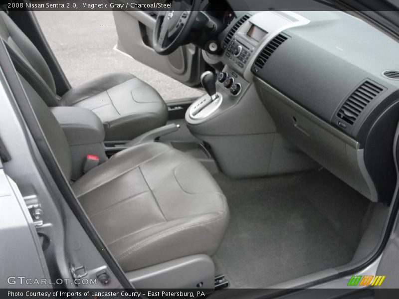 Magnetic Gray / Charcoal/Steel 2008 Nissan Sentra 2.0