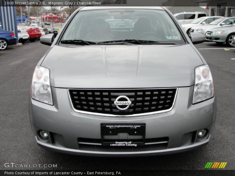 Magnetic Gray / Charcoal/Steel 2008 Nissan Sentra 2.0