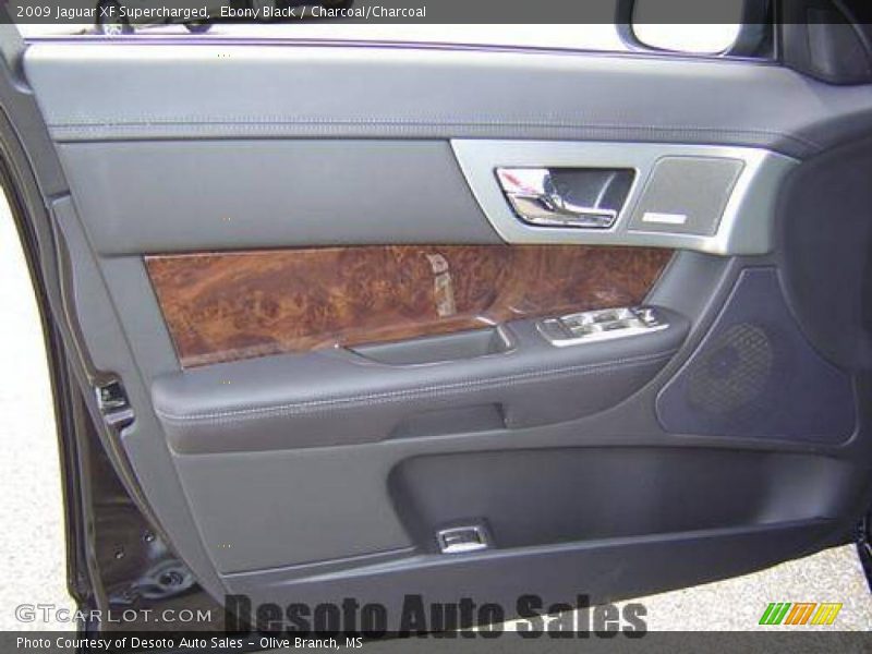 Ebony Black / Charcoal/Charcoal 2009 Jaguar XF Supercharged