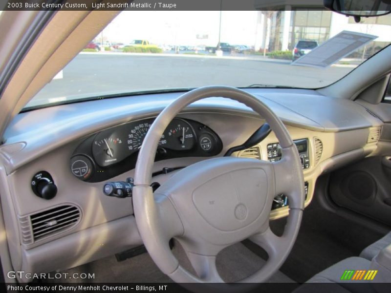 Light Sandrift Metallic / Taupe 2003 Buick Century Custom