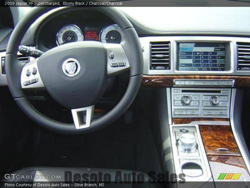 Ebony Black / Charcoal/Charcoal 2009 Jaguar XF Supercharged