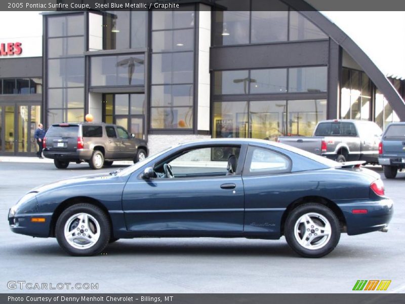 Steel Blue Metallic / Graphite 2005 Pontiac Sunfire Coupe
