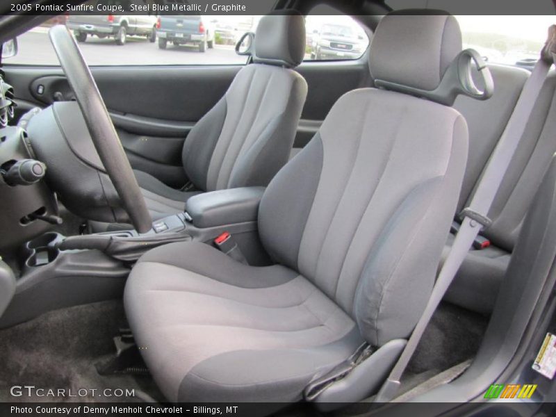 Steel Blue Metallic / Graphite 2005 Pontiac Sunfire Coupe