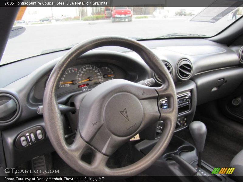 Steel Blue Metallic / Graphite 2005 Pontiac Sunfire Coupe