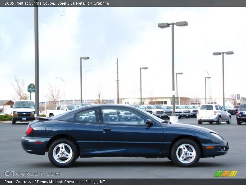 Steel Blue Metallic / Graphite 2005 Pontiac Sunfire Coupe