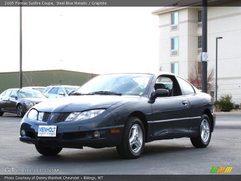 Steel Blue Metallic / Graphite 2005 Pontiac Sunfire Coupe