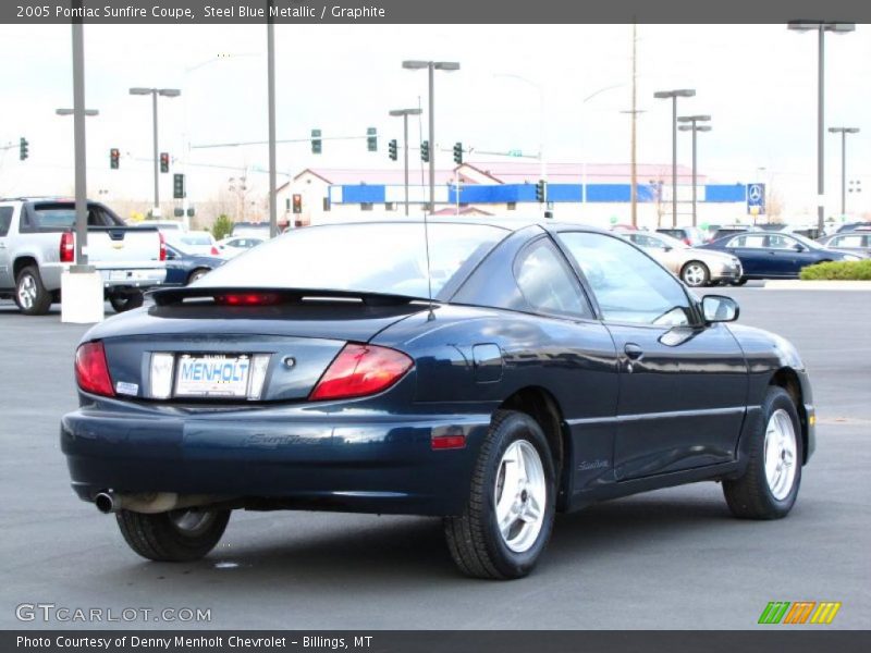Steel Blue Metallic / Graphite 2005 Pontiac Sunfire Coupe