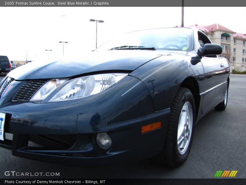 Steel Blue Metallic / Graphite 2005 Pontiac Sunfire Coupe