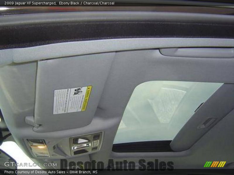 Ebony Black / Charcoal/Charcoal 2009 Jaguar XF Supercharged