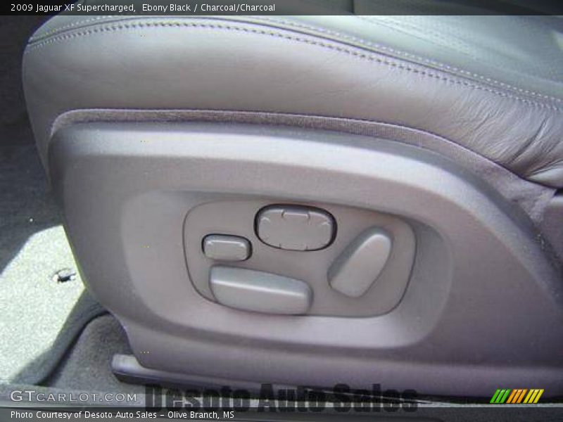 Ebony Black / Charcoal/Charcoal 2009 Jaguar XF Supercharged