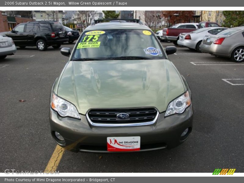 Willow Green Opalescent / Taupe 2006 Subaru Outback 2.5i Wagon