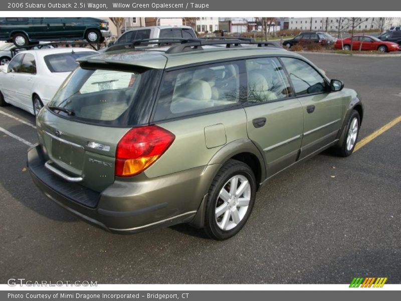 Willow Green Opalescent / Taupe 2006 Subaru Outback 2.5i Wagon