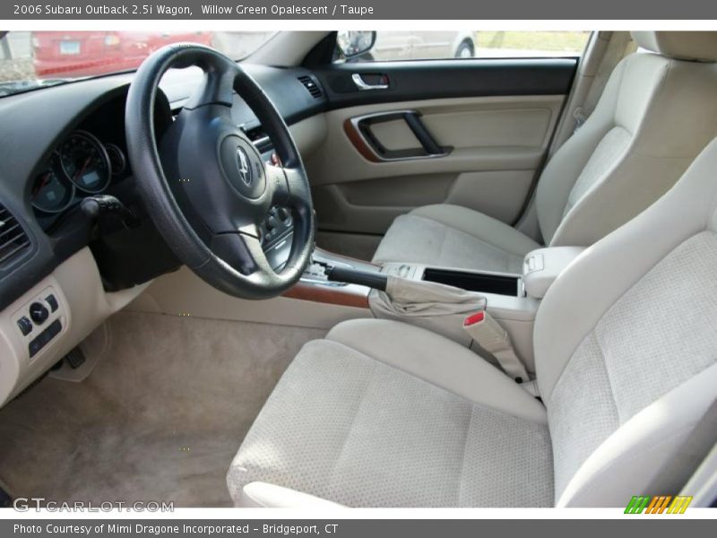 Willow Green Opalescent / Taupe 2006 Subaru Outback 2.5i Wagon