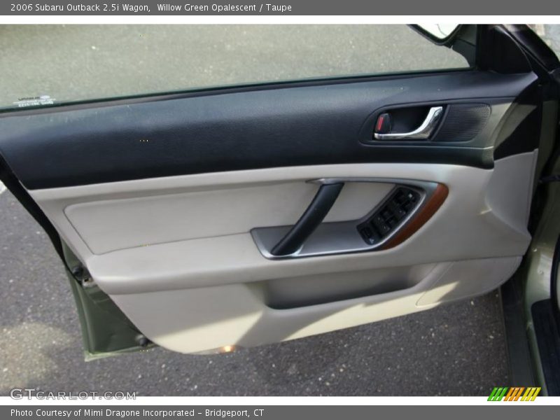 Willow Green Opalescent / Taupe 2006 Subaru Outback 2.5i Wagon