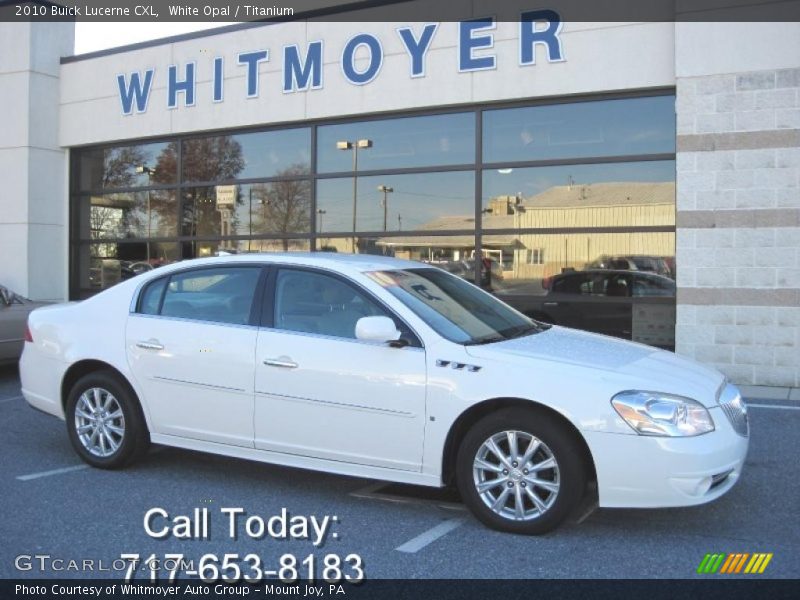 White Opal / Titanium 2010 Buick Lucerne CXL