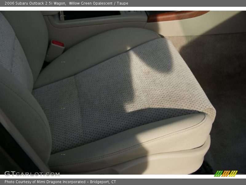 Willow Green Opalescent / Taupe 2006 Subaru Outback 2.5i Wagon