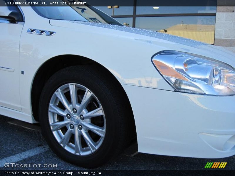 White Opal / Titanium 2010 Buick Lucerne CXL