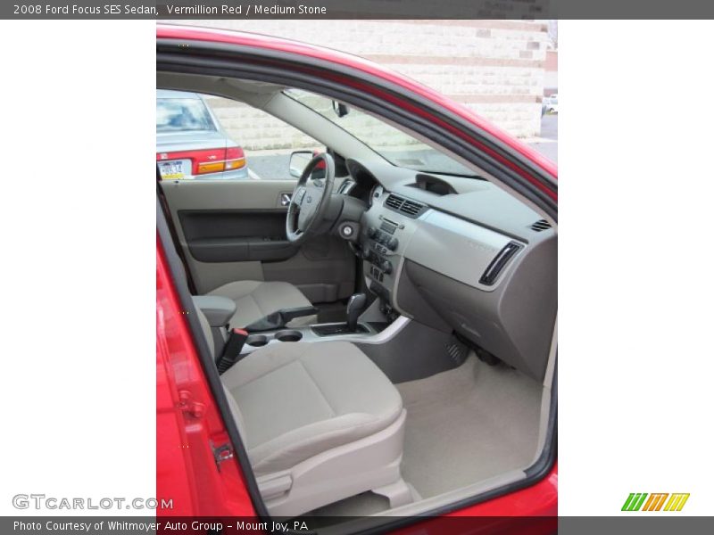 Vermillion Red / Medium Stone 2008 Ford Focus SES Sedan