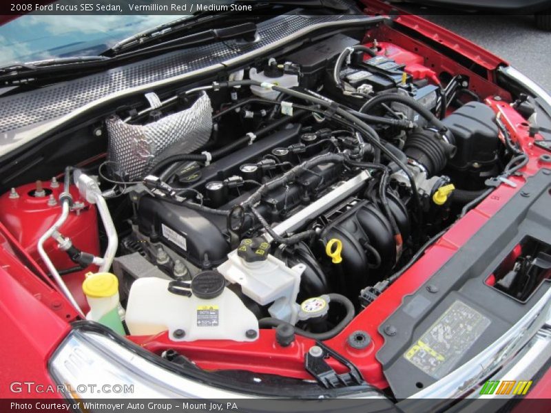 Vermillion Red / Medium Stone 2008 Ford Focus SES Sedan